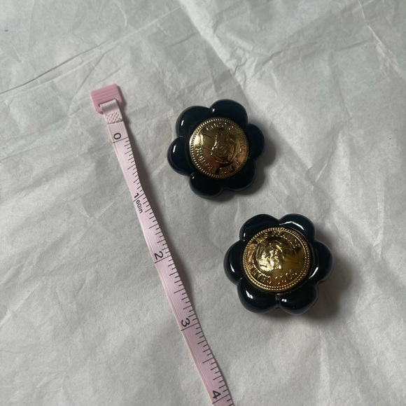 Chanel Coco Mademoiselle Coin Clip on Earrings - Picture 7 of 8